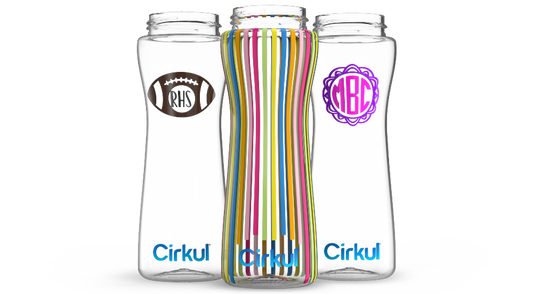 Custom 22oz. Plastic Bottle & Comfort Grip Lid 3BAF