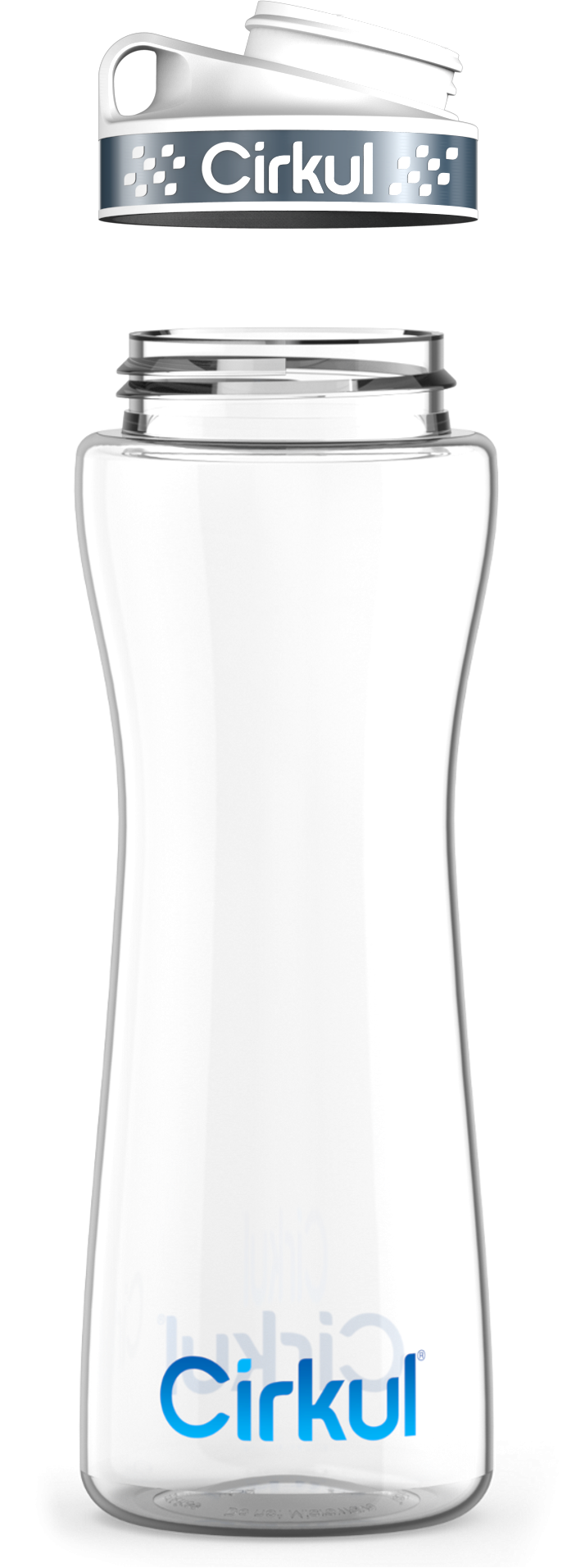 Custom 22oz. Plastic Bottle & Comfort Grip Lid 3BAF