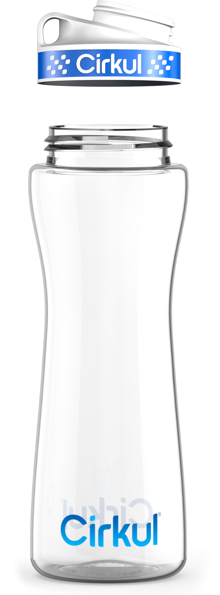 Custom 22oz. Plastic Bottle & Comfort Grip Lid 3BAF