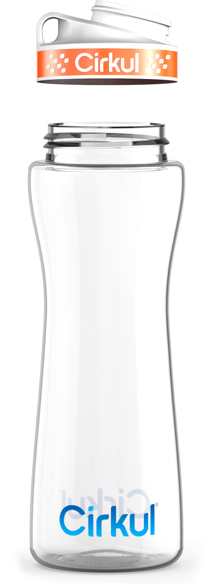 Custom 22oz. Plastic Bottle & Comfort Grip Lid 3BAF