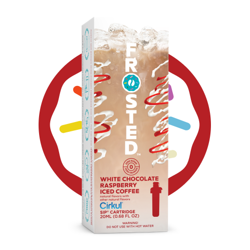 Frosted White Chocolate Raspberry Iced Coffee 8KS5